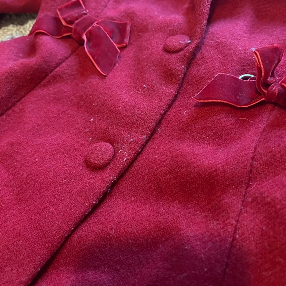 18M Children’s Palace Red Formal Coat Darling Dressing for Little Princesses! 👑 - Picture 9 of 12